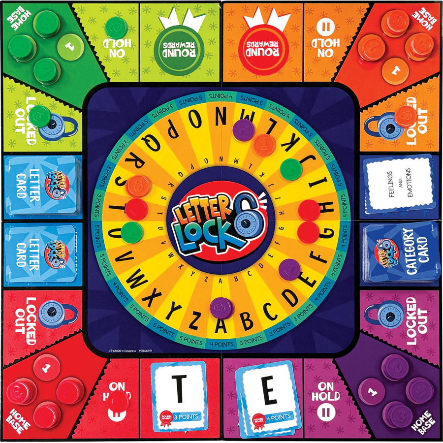 Letter Lock Board Game