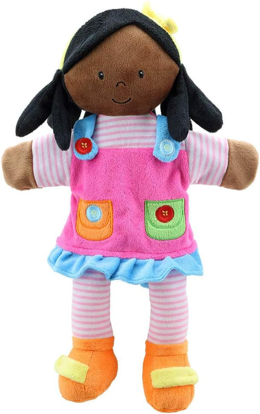 Story Telling Puppet - Girl - Dark Skin Tone