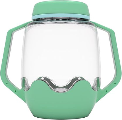 Sensory Play Jar - Lucky Charm Teal