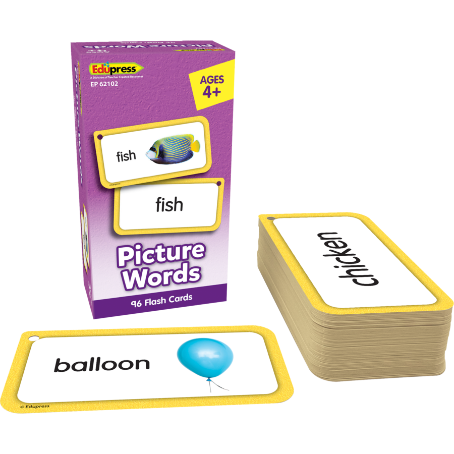 Picture Words Flash Cards Deluxe Set