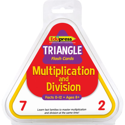Multiplication and Division Triangle Flash Cards