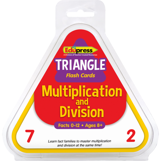 Multiplication and Division Triangle Flash Cards