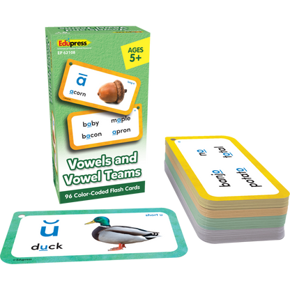 Vowels and Vowel Teams Flash Cards Deluxe Set