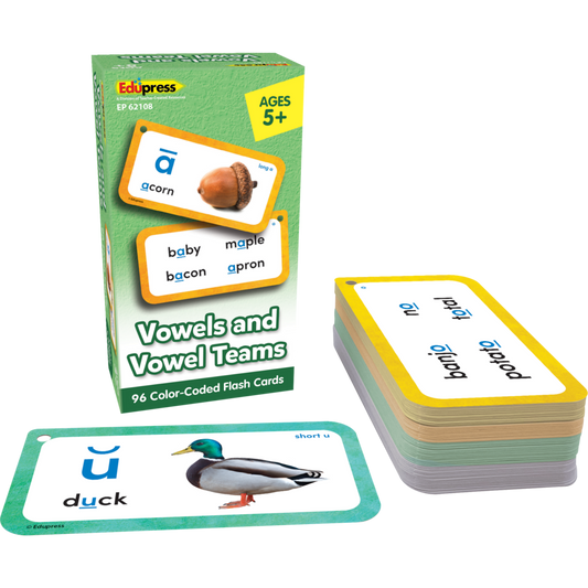 Vowels and Vowel Teams Flash Cards Deluxe Set