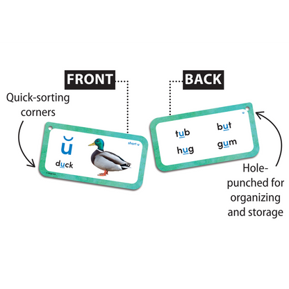 Vowels and Vowel Teams Flash Cards Deluxe Set