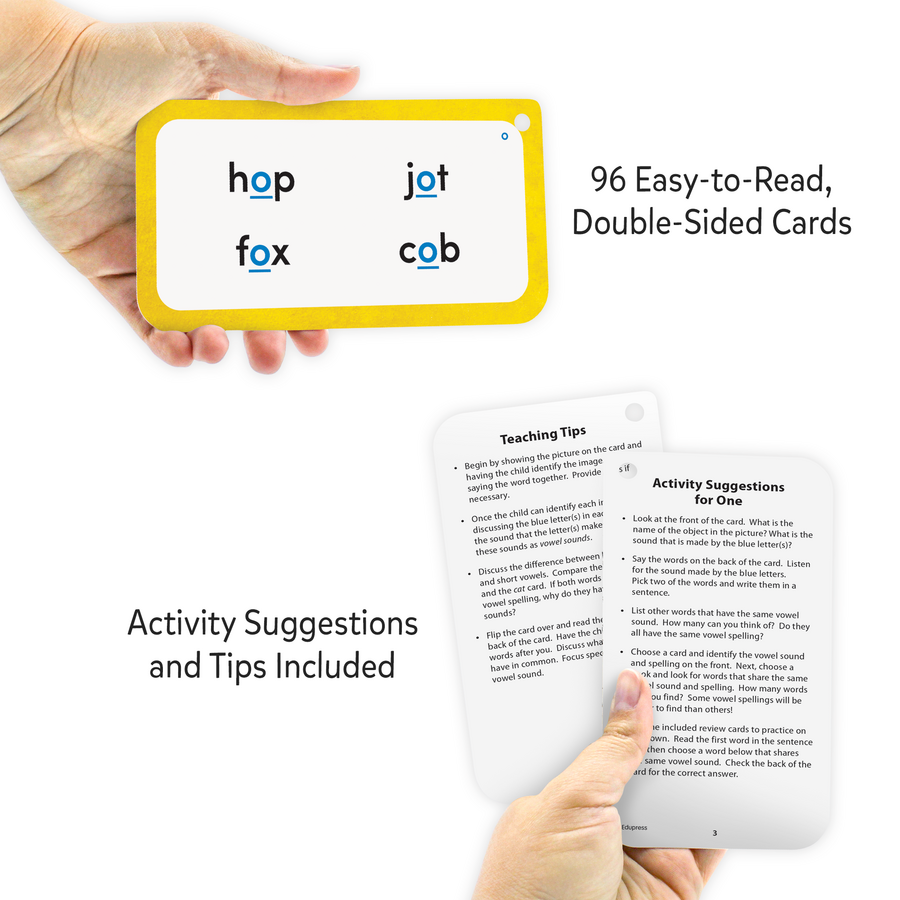 Vowels and Vowel Teams Flash Cards Deluxe Set
