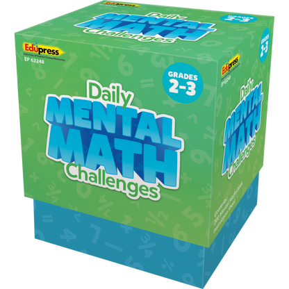 Daily Mental Math Challenge Cards