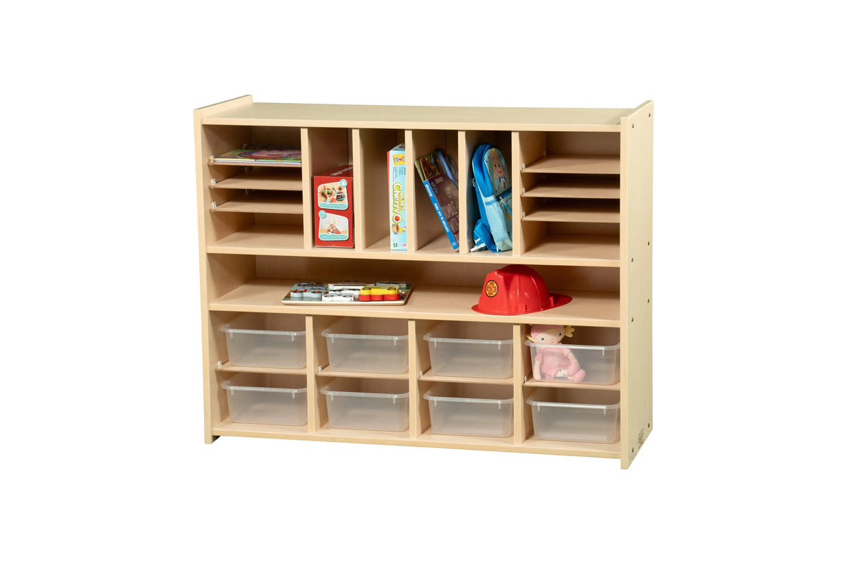 Rangement polyvalent en mélamine - avec roulettes