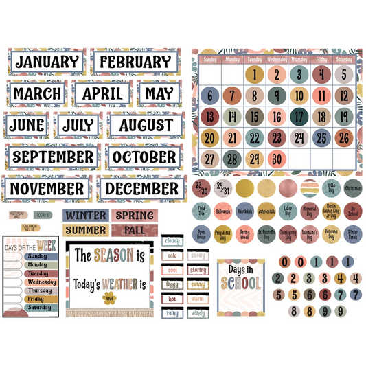 Wonderfully Wild Calendar Bulletin Board