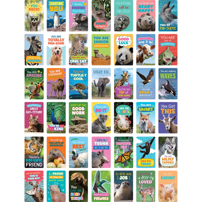Go Wild Animals Encouragement Cards
