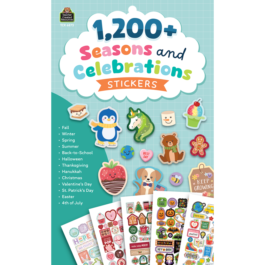 Seasons and Celebrations Sticker Pad