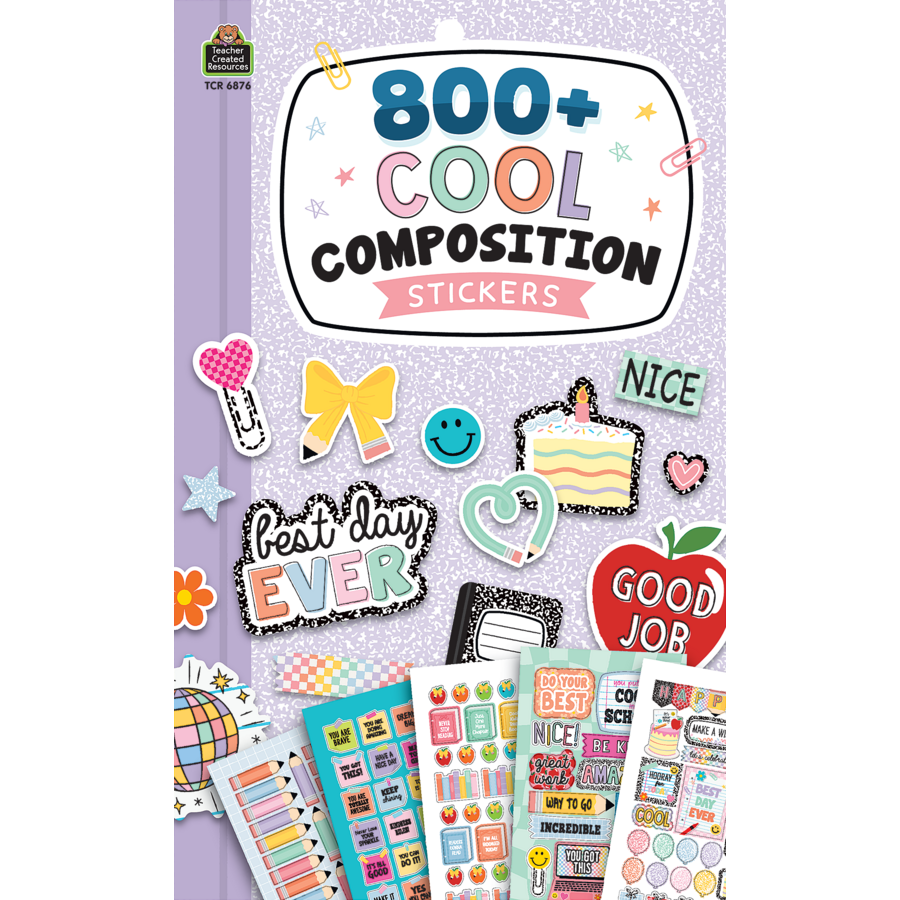 Cool Composition Sticker Pad