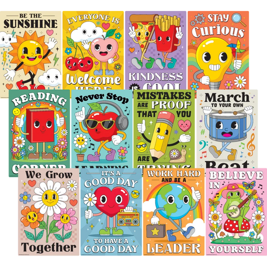 Retro Fun Small Poster Pack