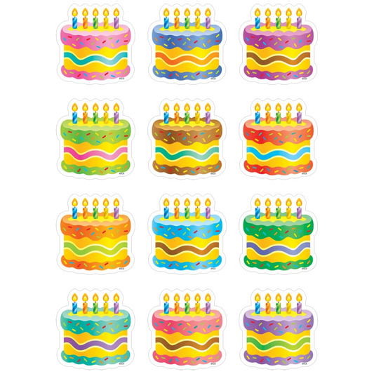 Birthday Cakes Mini Accents
