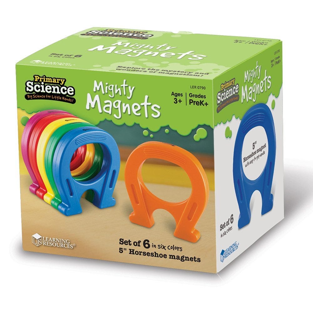 Primary Science® Mighty Magnets, Set of 6