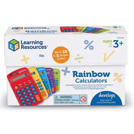 Rainbow Calculators, Set of 10