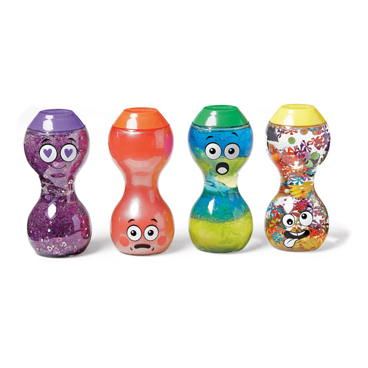 Express Your Feelings® Sensory Bottles - Embarrassed, Silly, Surprised, and Loved