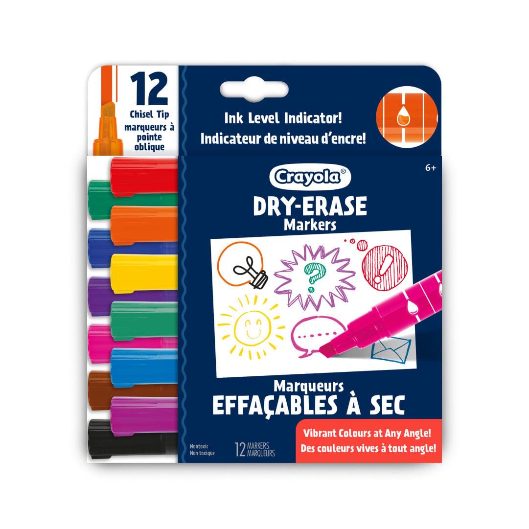 Dry-Erase Markers - Pack Of 12