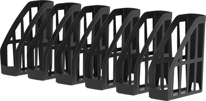 Magazine File - Black - Set of 6