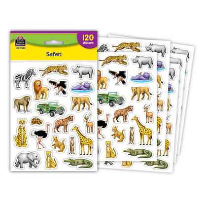 Safari Stickers - 120 Stickers