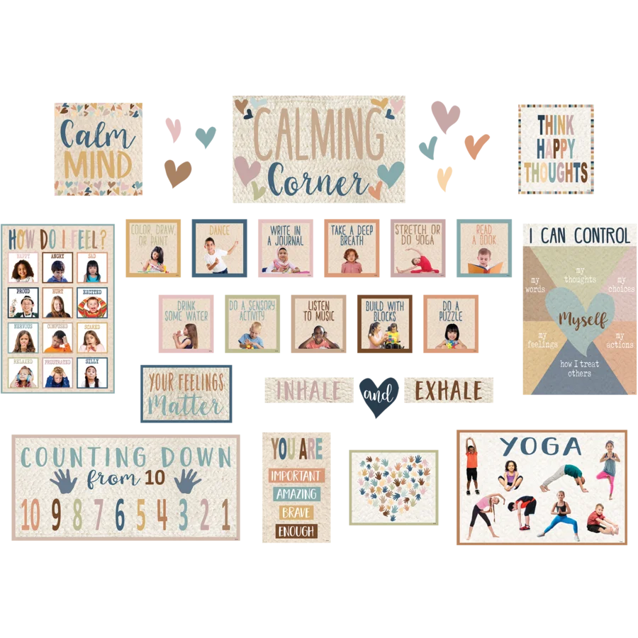 Everyone is Welcome Calming Corner Bulletin Board