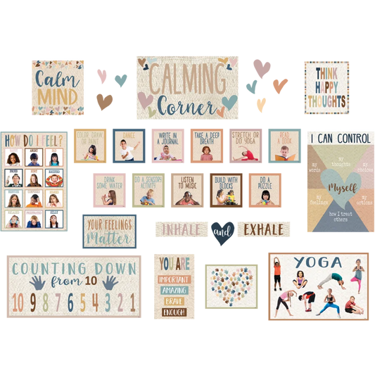 Everyone is Welcome Calming Corner Bulletin Board