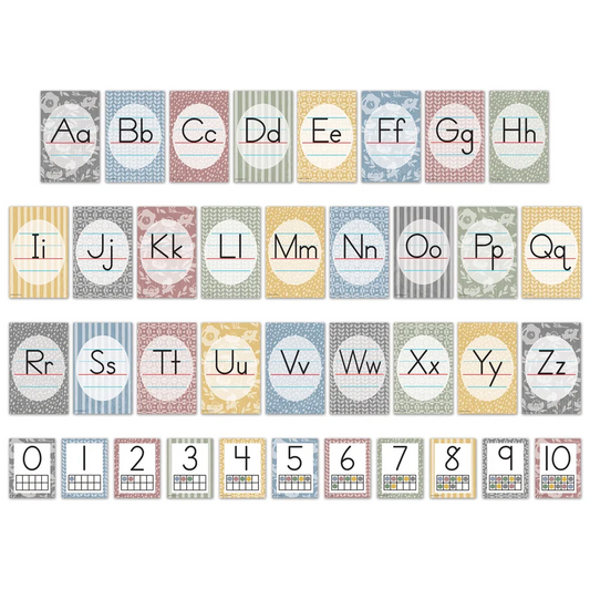Classroom Cottage Alphabet Bulletin Board