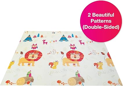 Tapis de jeu et d'éveil pour bébé - 157 cm x 200 cm
