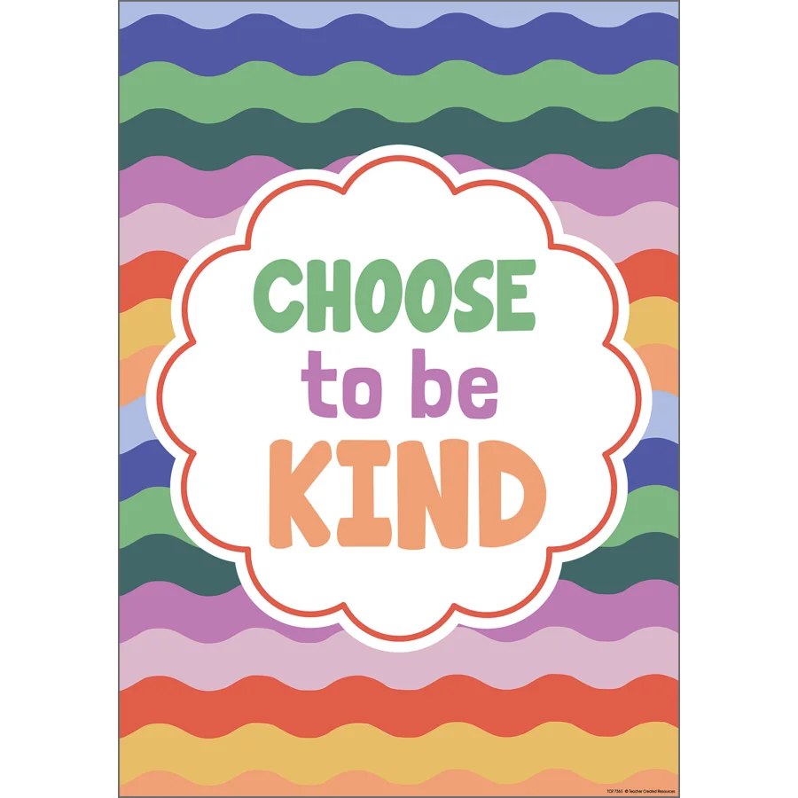 Choose to Be Kind Positive Poster