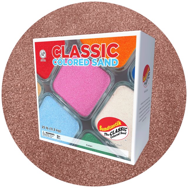 Classic Colored Sand - Brick - 25lb