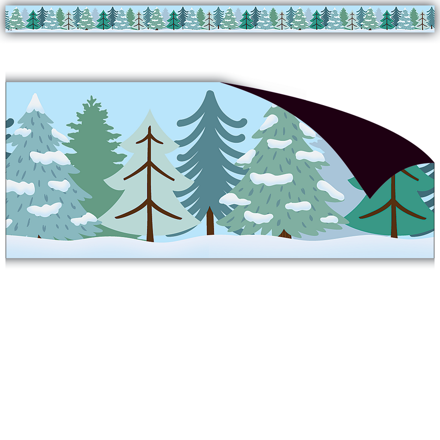 Winter Trees Magnetic Border