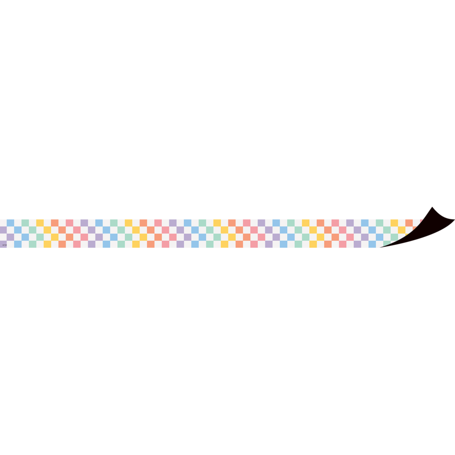 Cool for School Checkers Magnetic Border