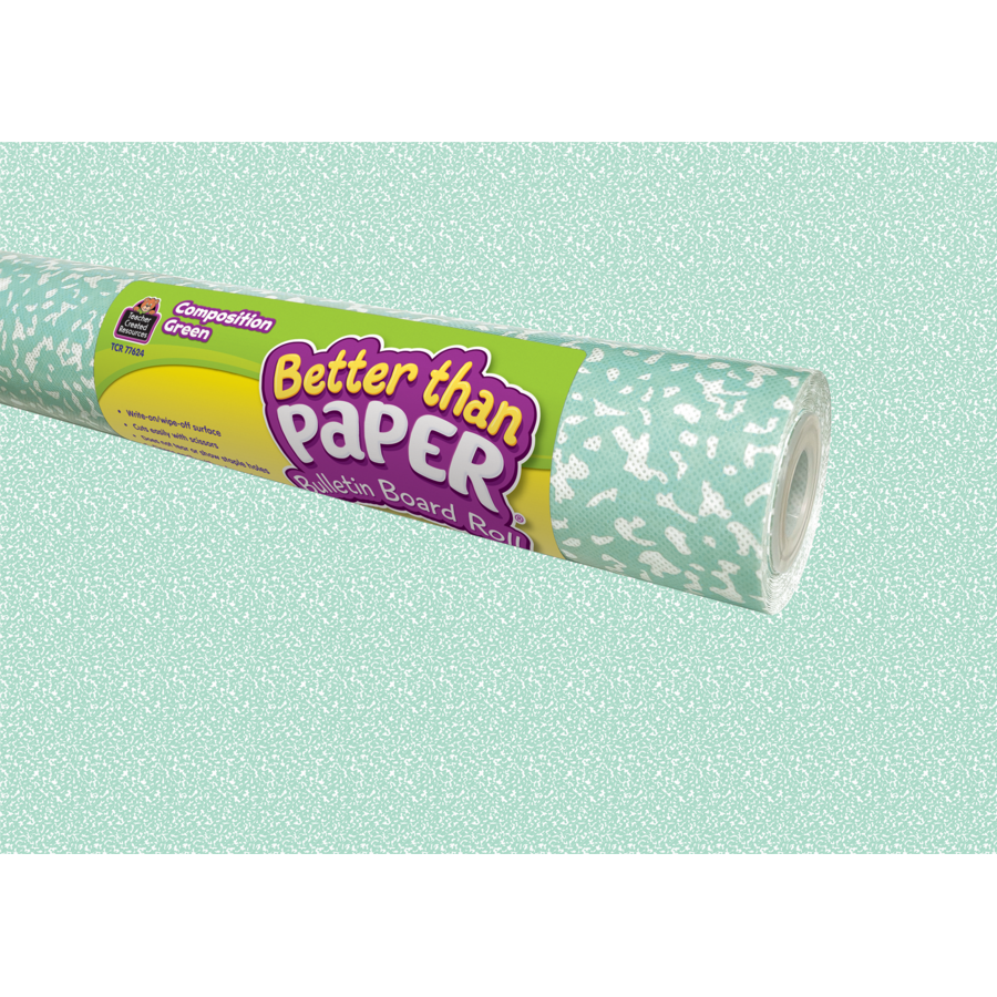 Composition Green Better Than Paper Bulletin Board Roll