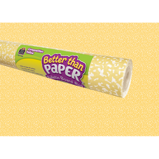 Composition Yellow Better Than Paper Bulletin Board Roll