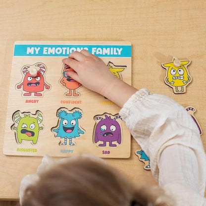 My Emotions Family Peg Puzzle