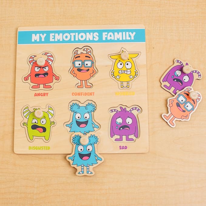 My Emotions Family Peg Puzzle