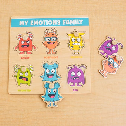 My Emotions Family Peg Puzzle