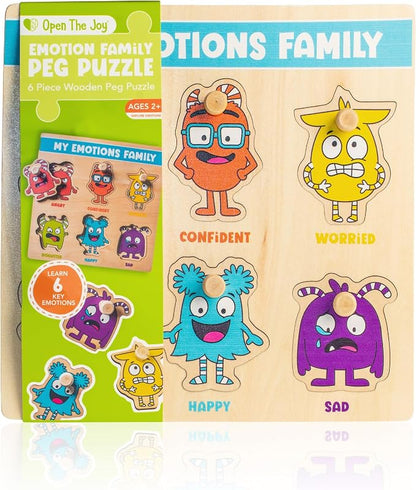 My Emotions Family Peg Puzzle