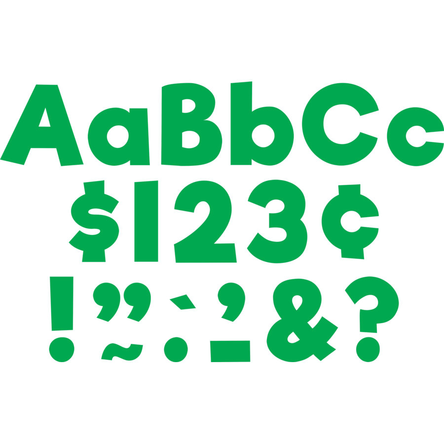 4" Everyday Letters Combo Pack