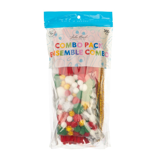 Christmas Craft Mix - 300 Pieces