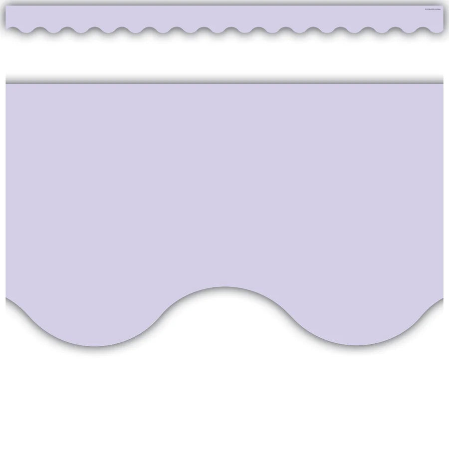 Lavender Scalloped Border Trim