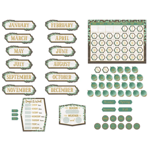 Eucalyptus Calendar Bulletin Board