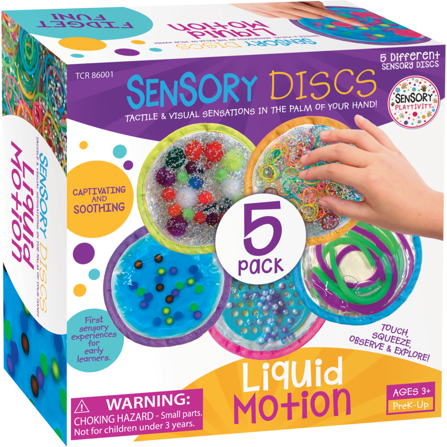 Sensory Playtivity Sensory Discs: Liquid Motion - Set of 5