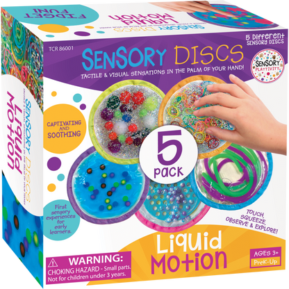 Sensory Playtivity Sensory Discs: Liquid Motion - Set of 5