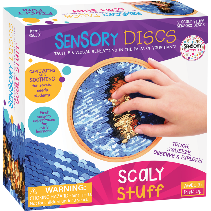 Sensory Playtivity Sensory Discs: Scaly Stuff - Set of 3