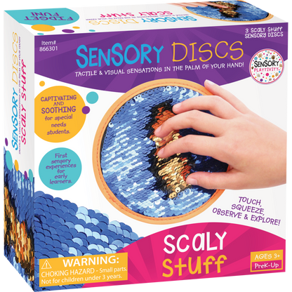 Sensory Playtivity Sensory Discs: Scaly Stuff - Set of 3