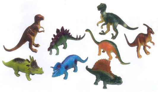 Animal Playsets - Dinosaurs 7" (8 Pcs)