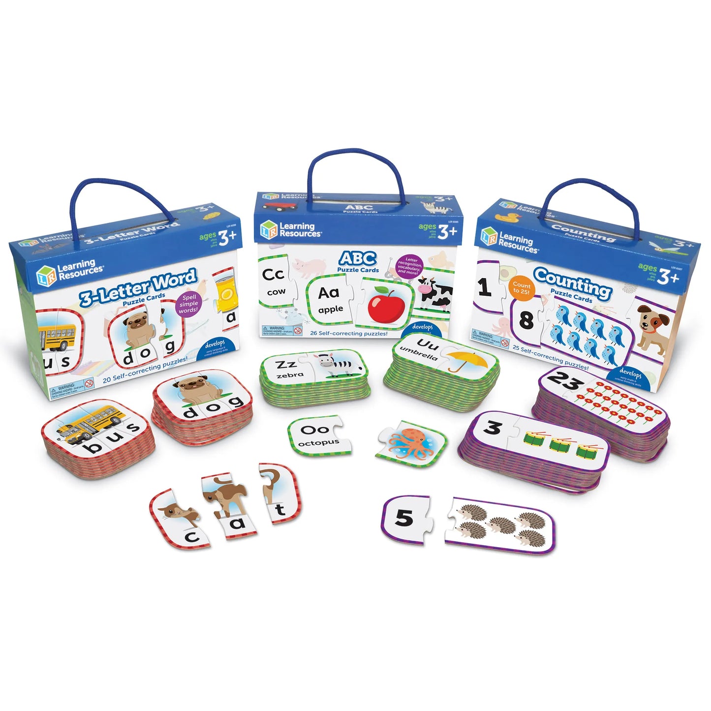 Puzzle Card PreK Bundle - Set of 3