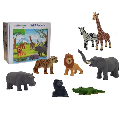 Wild Animal Playset - 8 Pieces