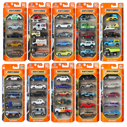 Matchbox - 5 Vehicles Pack Assorted